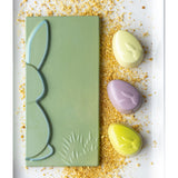 Greyas Polycarbonate Chocolate Mold, Easter Bunny Bar by Luis Amado, 3 Cavities