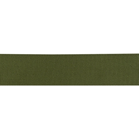 Grosgrain Ribbon - 25mm - Olive