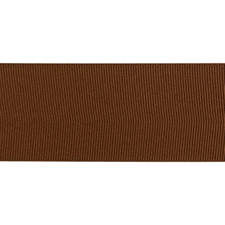 Grosgrain Ribbon - 40mm - Aztec Brown