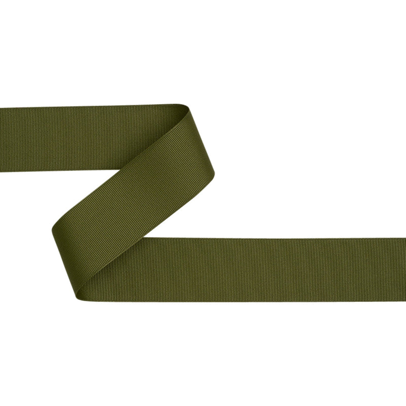 Grosgrain Ribbon - 40mm - Olive