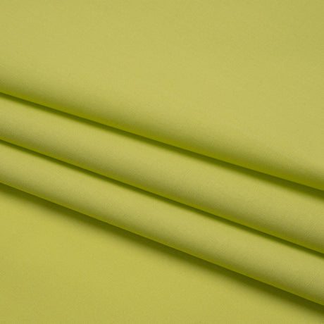 Stretch Cotton Poplin - Spring Green - Designer Deadstock