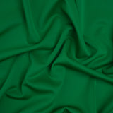 Stretch Polyester Scuba Knit - Grass Green - Designer Deadstock