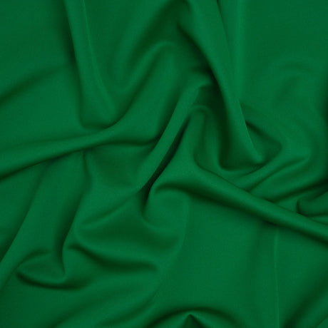 Stretch Polyester Scuba Knit - Grass Green - Designer Deadstock