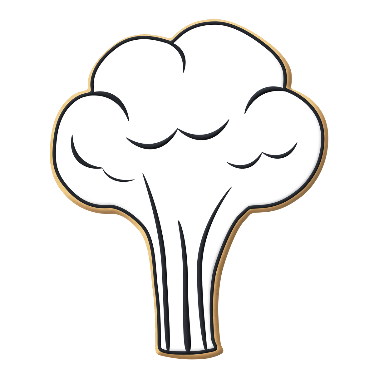 Bouquet, Tree, Broccoli Cookie Cutter 4" B1012