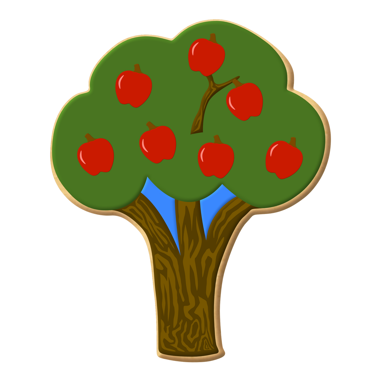 Bouquet, Tree, Broccoli Cookie Cutter 4" B1012
