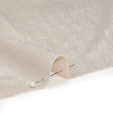 Stretch Polyester Knit with Metallic Foiling - Champagne and Silver Tiny Dots - Designer Deadstock