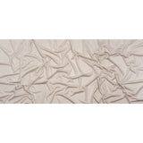 Stretch Polyester Knit with Metallic Foiling - Champagne and Silver Tiny Dots - Designer Deadstock