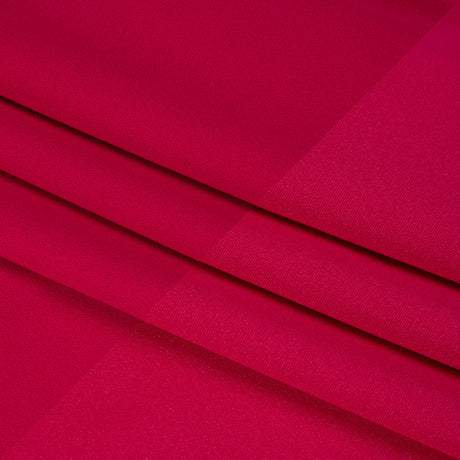Stretch Polyester Crepe Double Knit - Dragon Fruit Pink - Designer Deadstock
