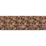 Metallic Luxury Brocade - Brown, Purple and Aqua Classic Flowers