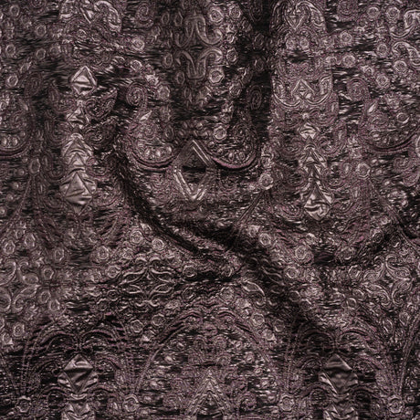 Metallic Luxury Brocade - Dusk Purple Fancy Chandeliers