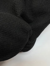 Black Wool Twill Fabric