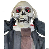 43" Hanging Skull Man Animated