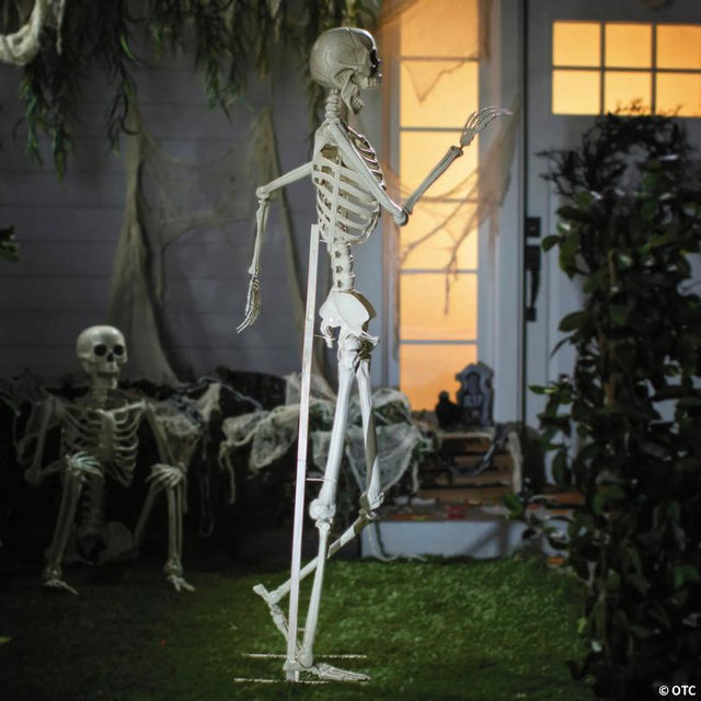 43" Metal Pose-N-Stay Skeleton Stand Accessory
