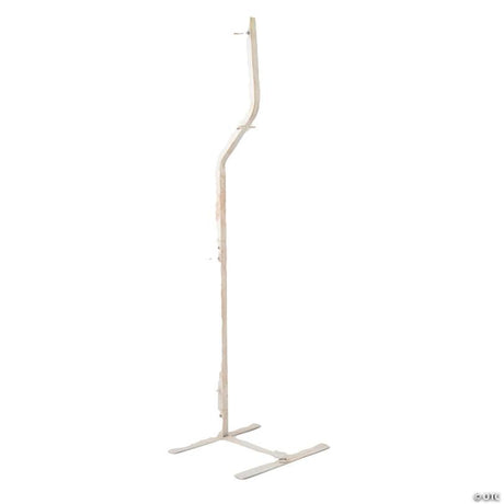 RADYAN Metal Stand for Pose-N-Stay Skeleton Halloween Display Accessory shown in a clear product image