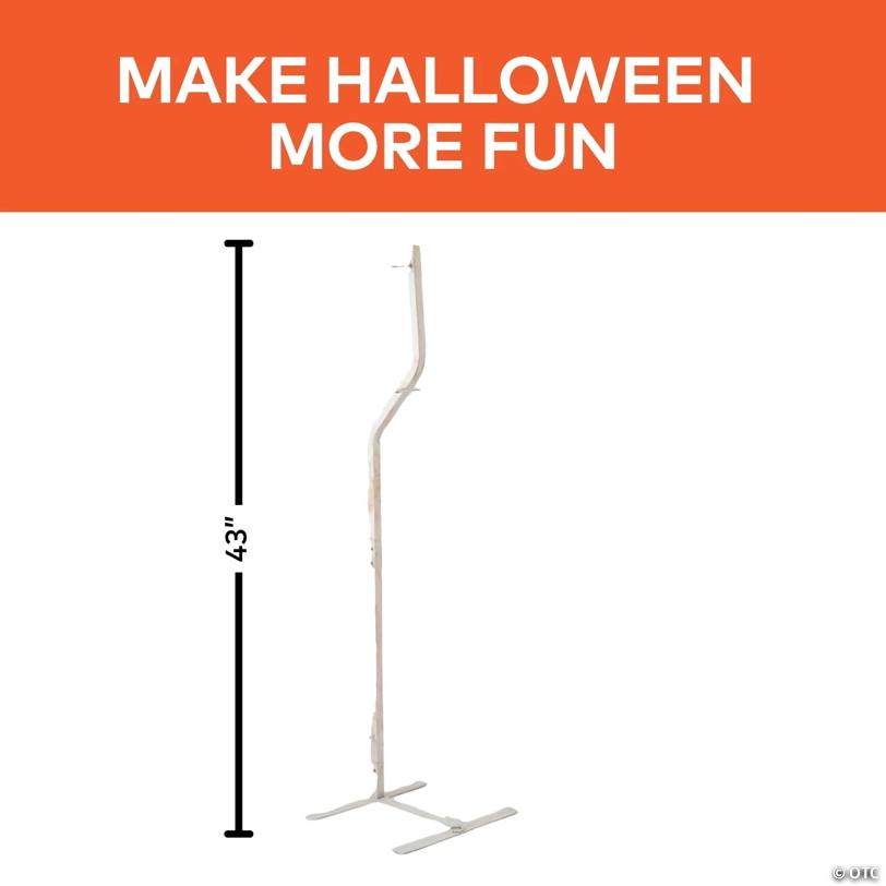 43" Metal Pose-N-Stay Skeleton Stand Accessory
