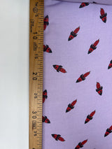 Polyester Chiffon Printed Red Purple