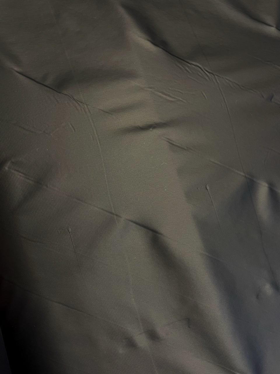 Black Ripstop Polyester Fabric