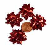 Poly Bows 1 '' Metallic Red Color 100 each / package