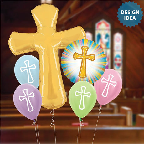Cross Foil Balloon 44 Inch