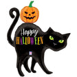 Halloween Black Cat Foil Balloon
