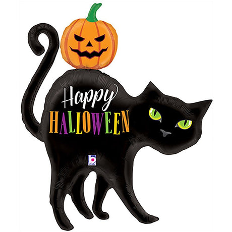 Halloween Black Cat Foil Balloon
