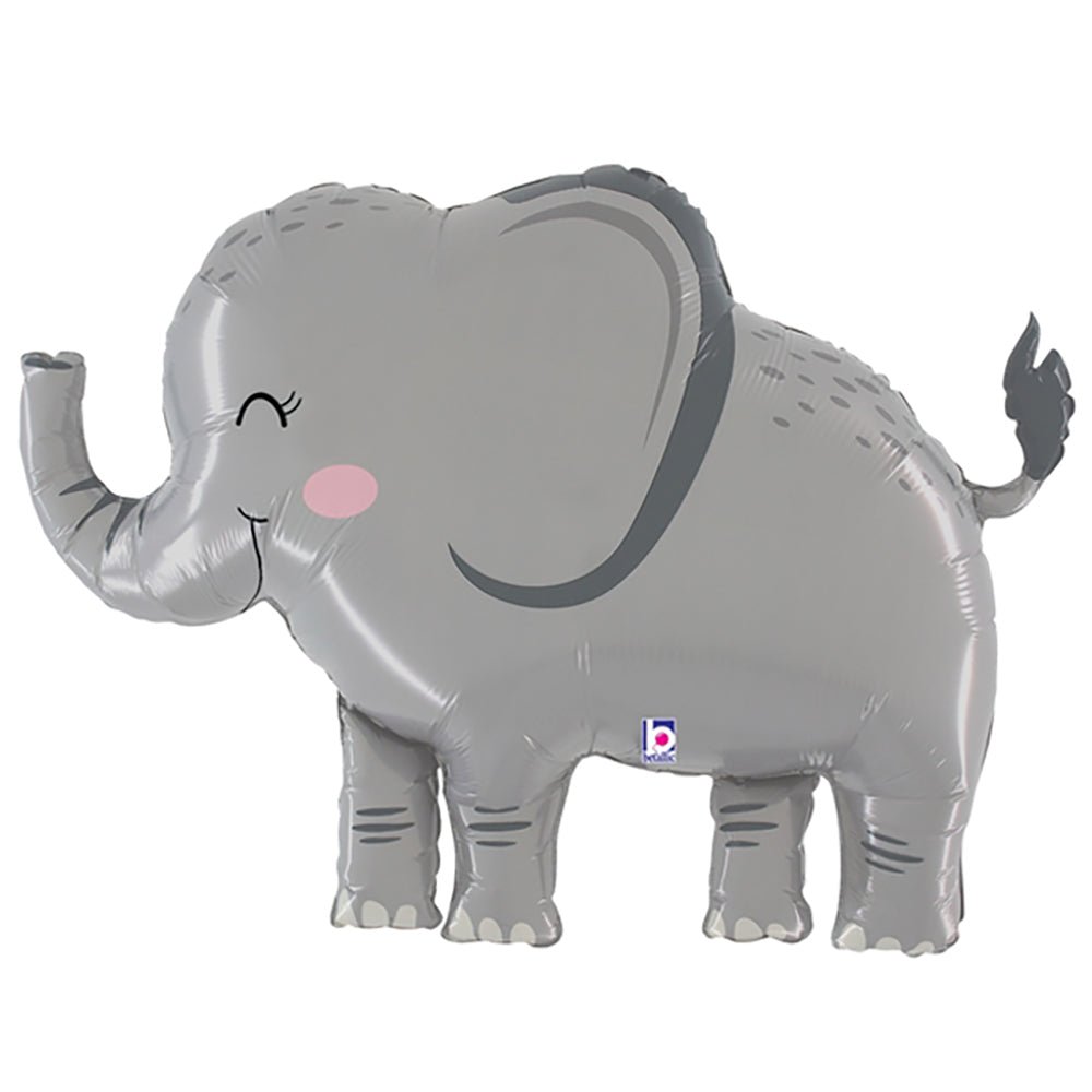 Jungle Elephant Foil Balloon 44 Inch