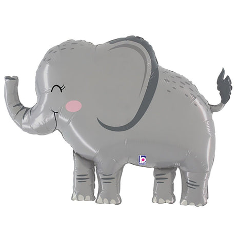 Jungle Elephant Foil Balloon 44 Inch