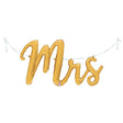 Foil Balloon 44 Inch Mrs. Script Air-Fill Only