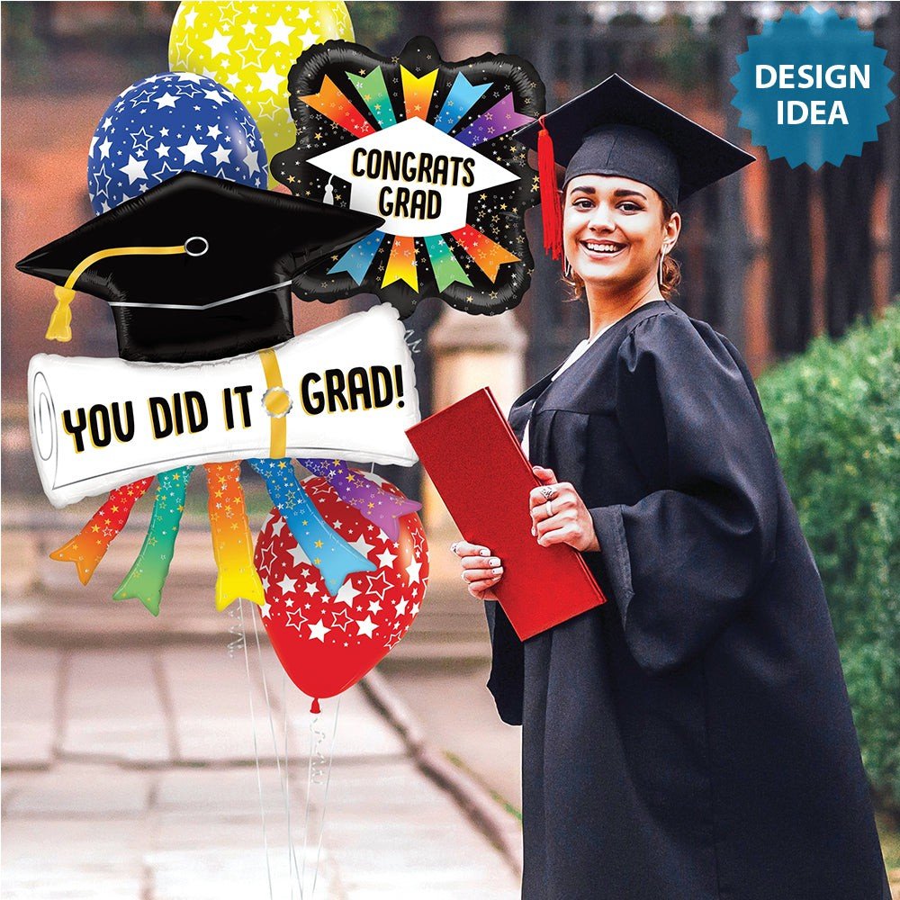Graduation Diploma Foil Balloon 44 Inch