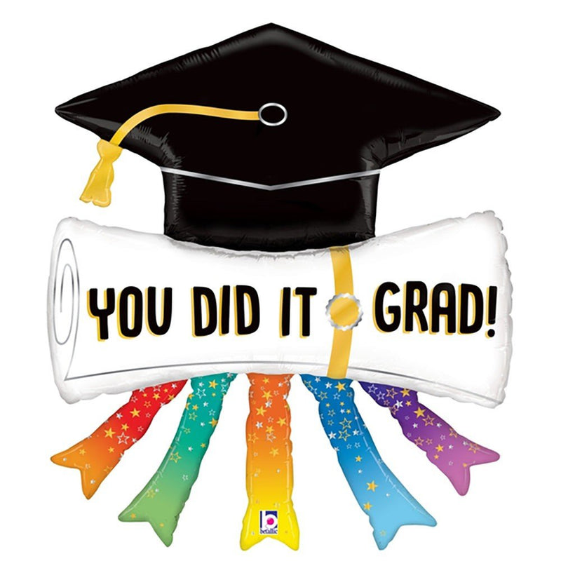 Graduation Diploma Foil Balloon 44 Inch
