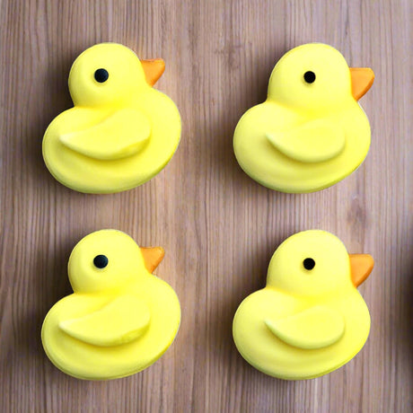 Edible Tiny Baby Ducks - Yellow - Size: 7/8" - Royal Icing Decorations