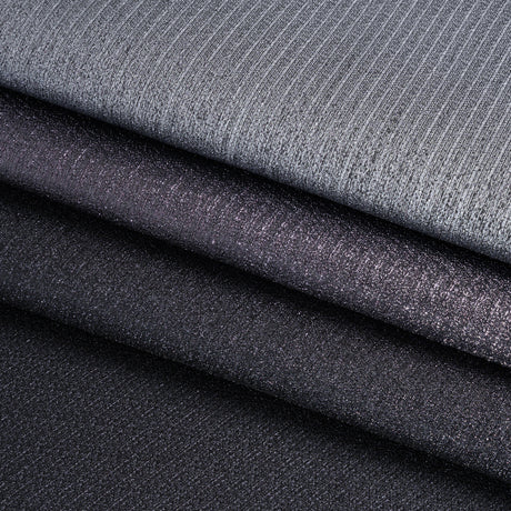 Metallic Luxury Brocade - Gray and Navy Crackled Ombre