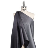 Metallic Luxury Brocade - Gray and Navy Crackled Ombre