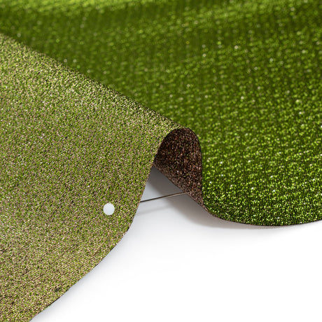 Metallic Luxury Brocade - Lime Green and Gold Crackled Ombre