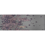 Metallic Luxury Burnout Brocade - Purple, Lilac and Black Floral Border