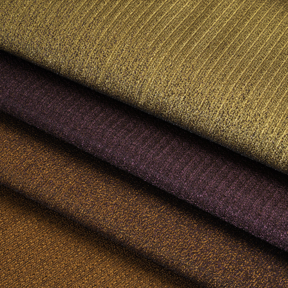 Metallic Luxury Brocade - Gold and Maroon Crackled Ombre