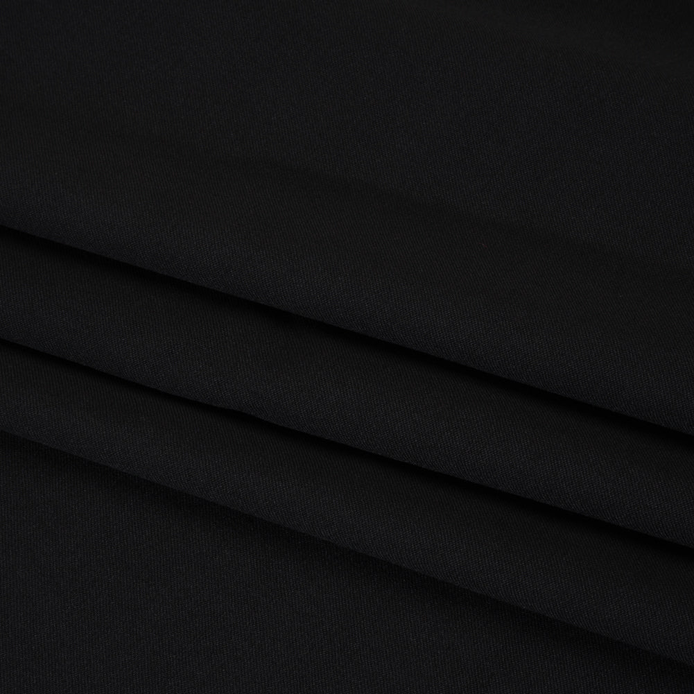 Wool Twill Suiting - Black - Deadstock