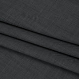 Wool Twill Suiting - Heathered Gray - Deadstock