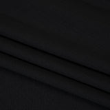 Super 120 Wool Suiting - Black and Gray Dotted Pinstripes - Deadstock