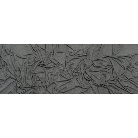 Stretch Rayon Jersey - Dark Heathered Gray - Deadstock