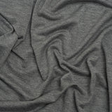 Stretch Rayon Jersey - Dark Heathered Gray - Deadstock