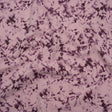 Stretch Polyester Woven - Dusty Lilac and Aubergine Abstract Tie Dye - Deadstock