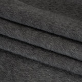 Alpaca Wool Coating Single Face - Charcoal