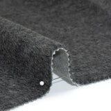 Alpaca Wool Coating Single Face - Charcoal