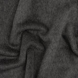Alpaca Wool Coating Single Face - Charcoal