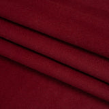 Brushed Lightweight Wool Blend Coating - Berry Red - Ellamar Collection