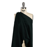 Brushed Lightweight Wool Blend Coating - Rain Forest Green - Ellamar Collection