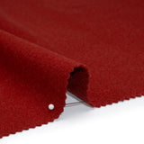 Brushed Lightweight Wool Blend Coating - Salmon Red - Ellamar Collection