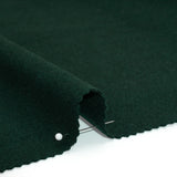 Brushed Lightweight Wool Blend Coating - Green - Ellamar Collection