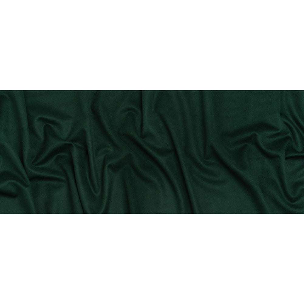 Brushed Lightweight Wool Blend Coating - Green - Ellamar Collection